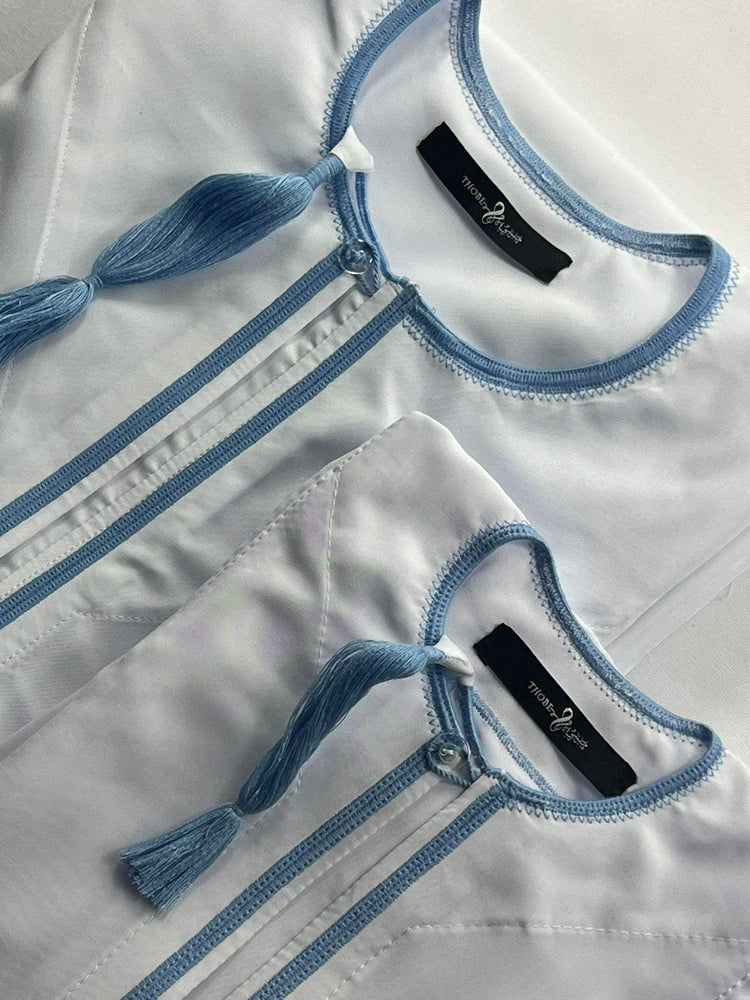 Omani White and Blue