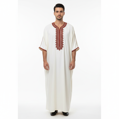 Royal White Moroccan Gandoura Collection