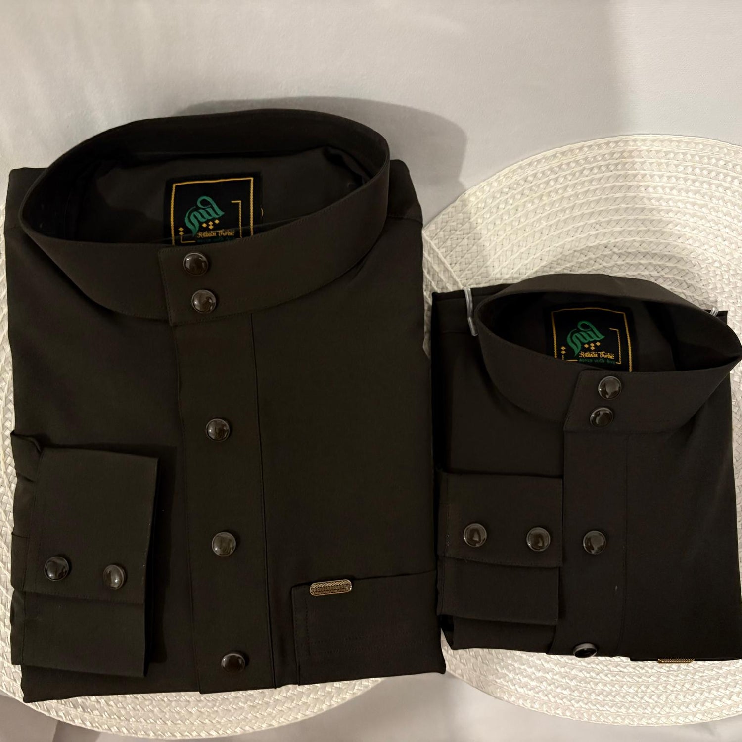 Two OLIVE THOBE FATHER AND SON MATCHING