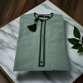 OMANI SULTAN TEAL GREEN THOBE