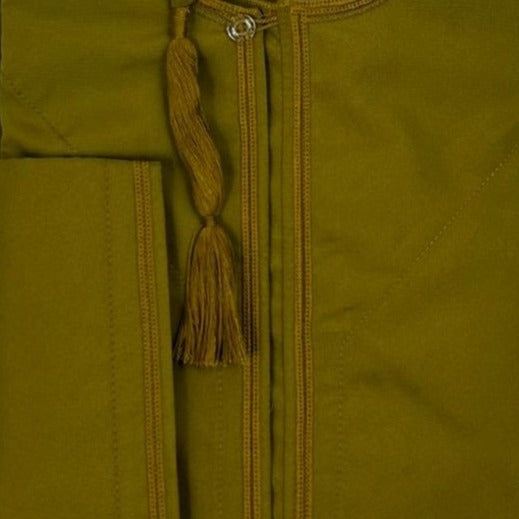 OMANI OLIVE GREEN THOBE