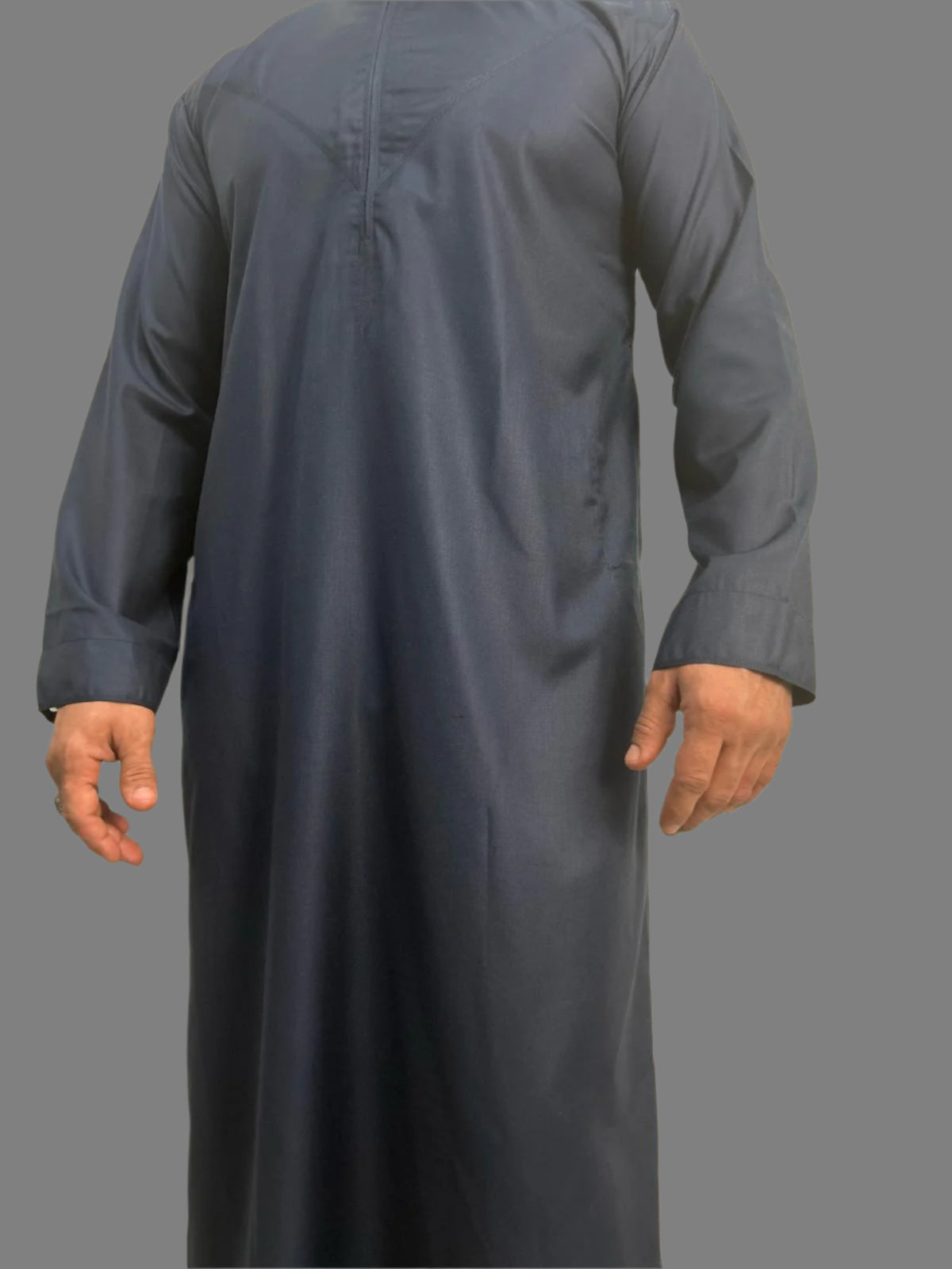 Deluxe Emarati Navy Blue Thobe