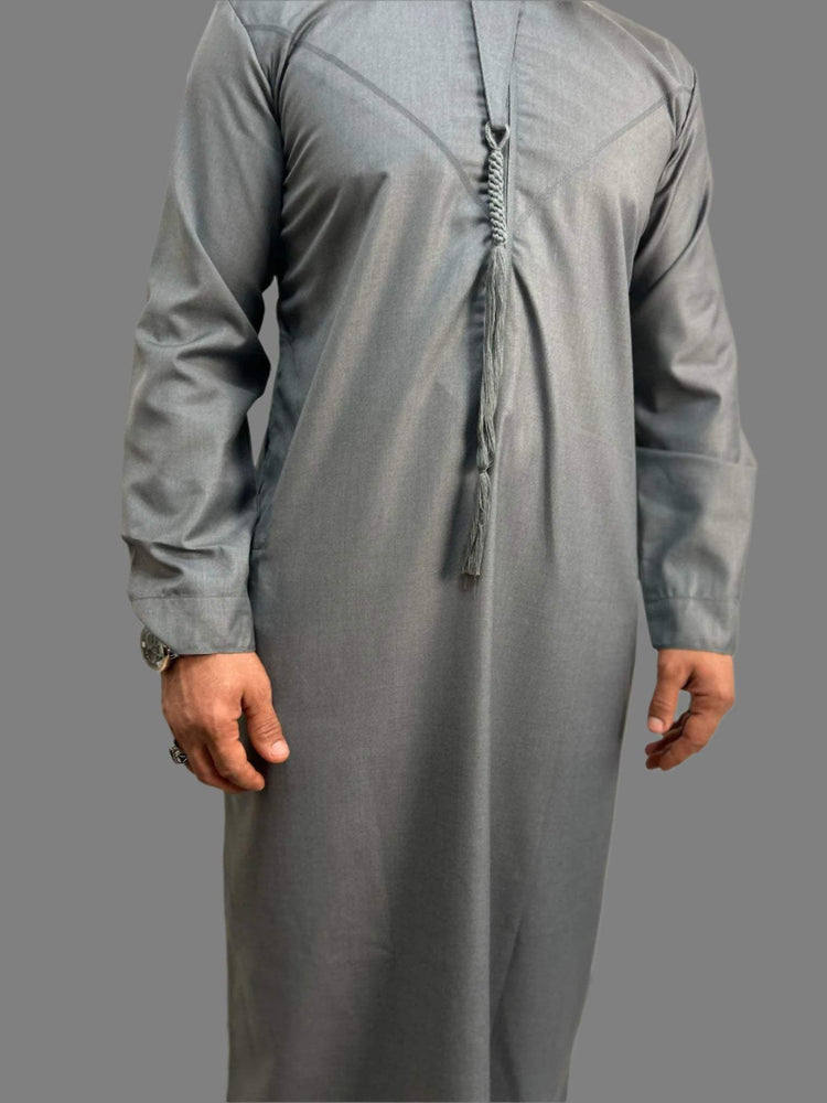 DELUXE EMARATI SILVER THOBE