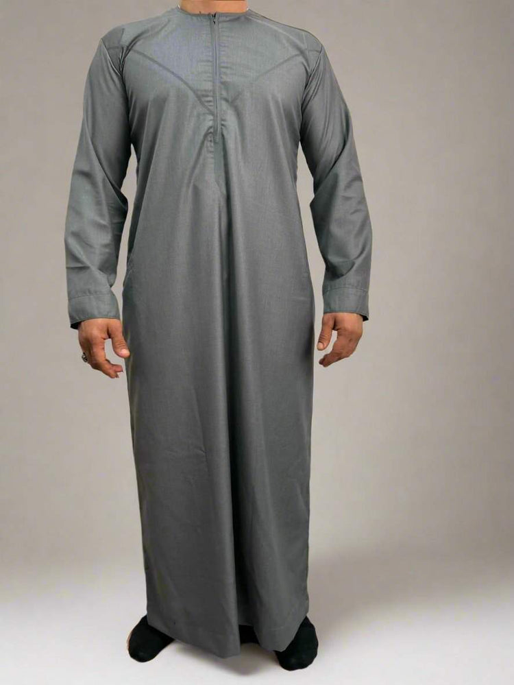 DELUXE EMARATI SILVER THOBE