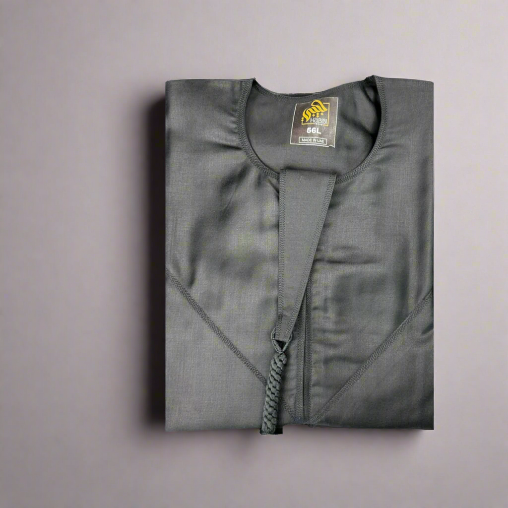 DELUXE EMARATI SILVER THOBE