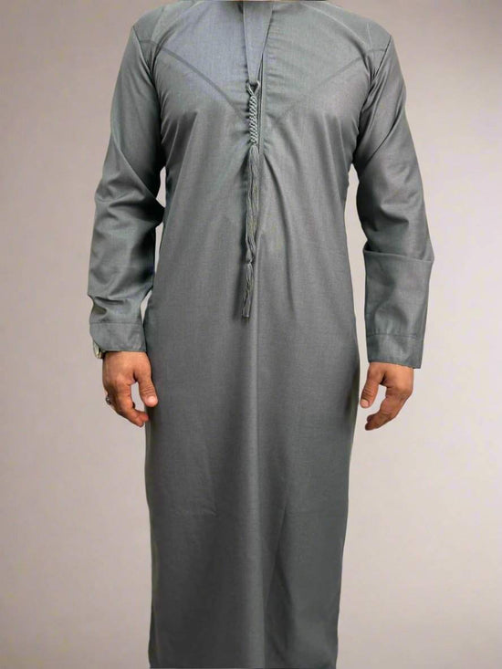DELUXE EMARATI SILVER THOBE