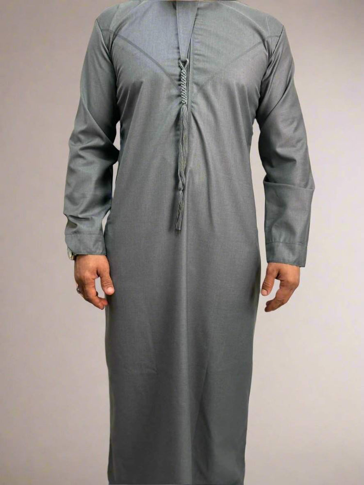 DELUXE EMARATI SILVER THOBE
