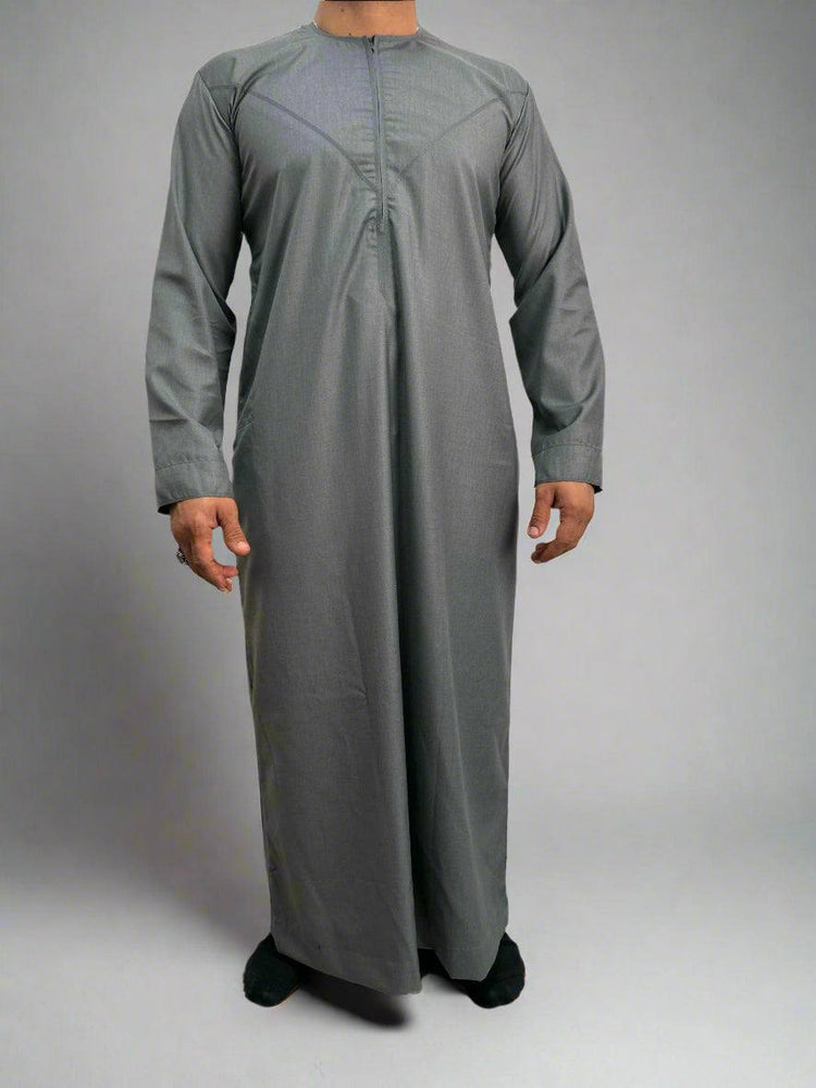 DELUXE EMARATI SILVER THOBE