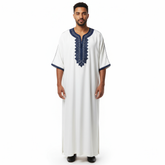 Royal White Moroccan Gandoura