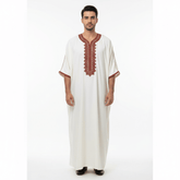 Royal White Moroccan Gandoura
